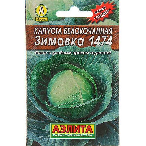 Капуста Зимовка 1474 б/к «Аэлита» 🏆 – купить семена в Перми